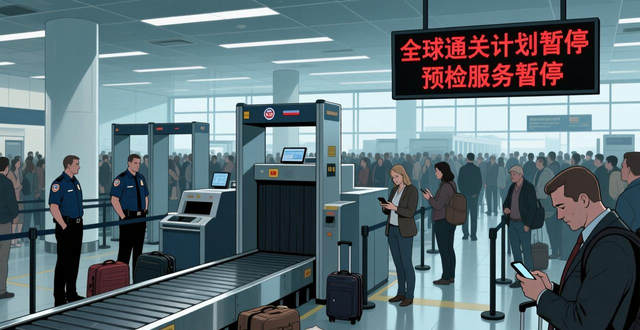 _美国机场或迎长队:TSA预检、全球通关计划可能全部暂停_美国机场或迎长队:TSA预检、全球通关计划可能全部暂停