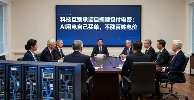 _AI巨头在白宫承诺:自掏腰包搞电力,不薅“民电”羊毛_AI巨头在白宫承诺:自掏腰包搞电力,不薅“民电”羊毛