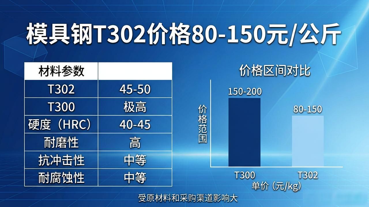 T302热作模具钢市场价格因素_模具钢材T302价格_模具钢