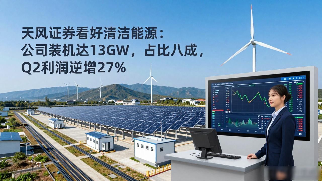 电投绿能(000875)半年报点评：清洁装机占比达八成 单Q2归母净利同比+27%_电投绿能(000875)半年报点评：清洁装机占比达八成 单Q2归母净利同比+27%_