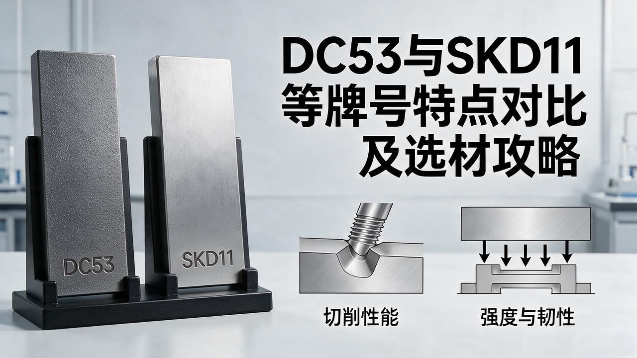 模具钢DC53SKD11SKD61H13选材指南_模具钢